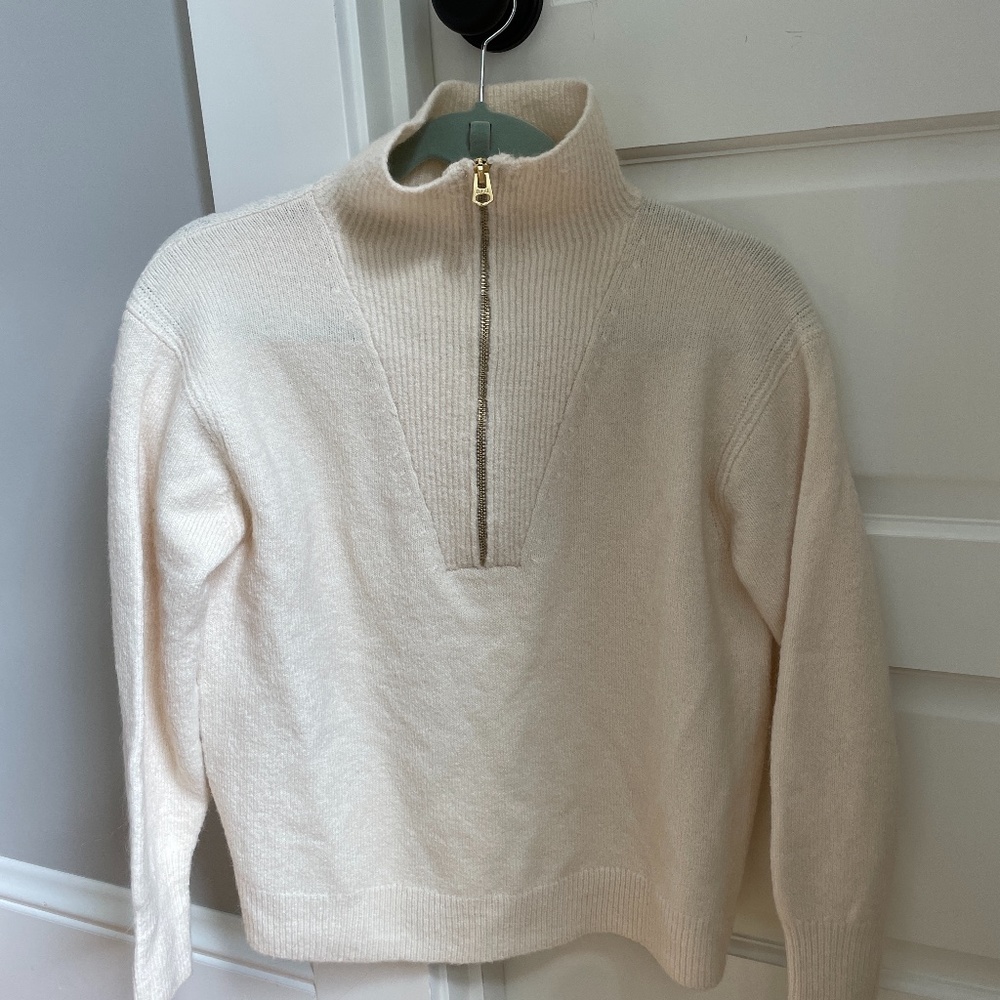 Jcrew half zip sweater